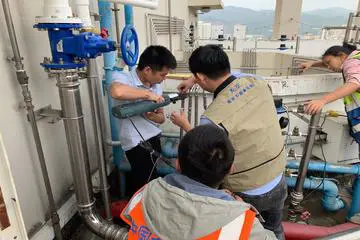 Stainless steel plumbing system are widely installed before National Day