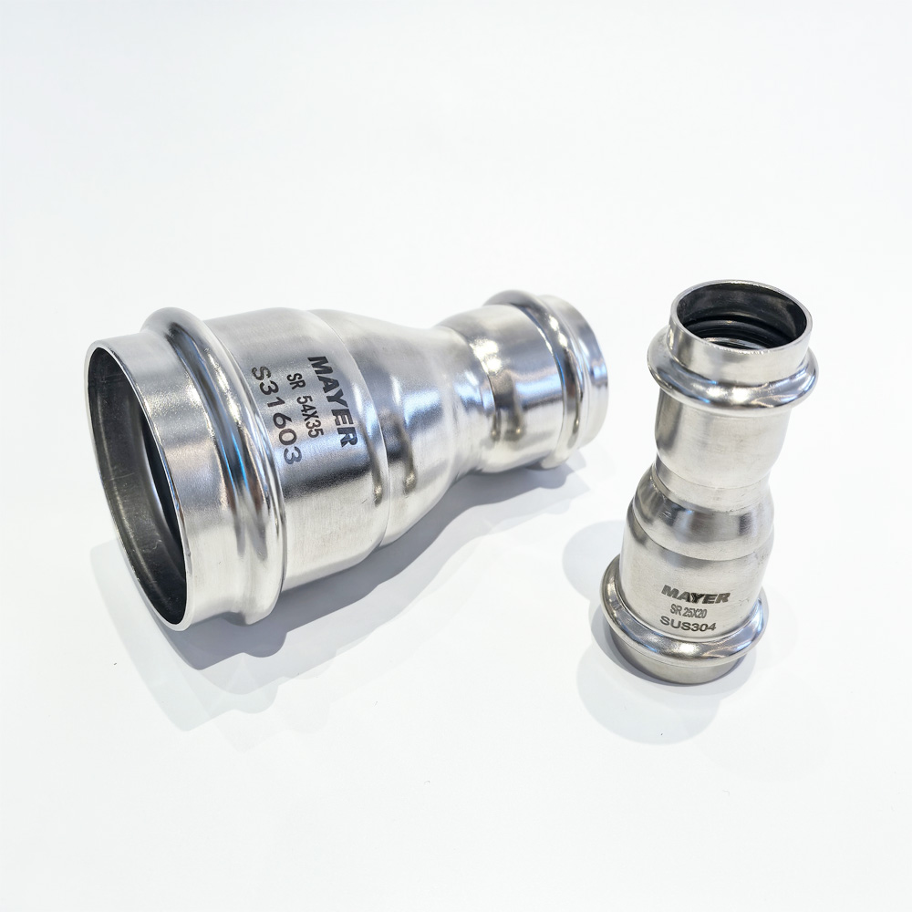 Stainless Steel Reducing Coupling V Profile