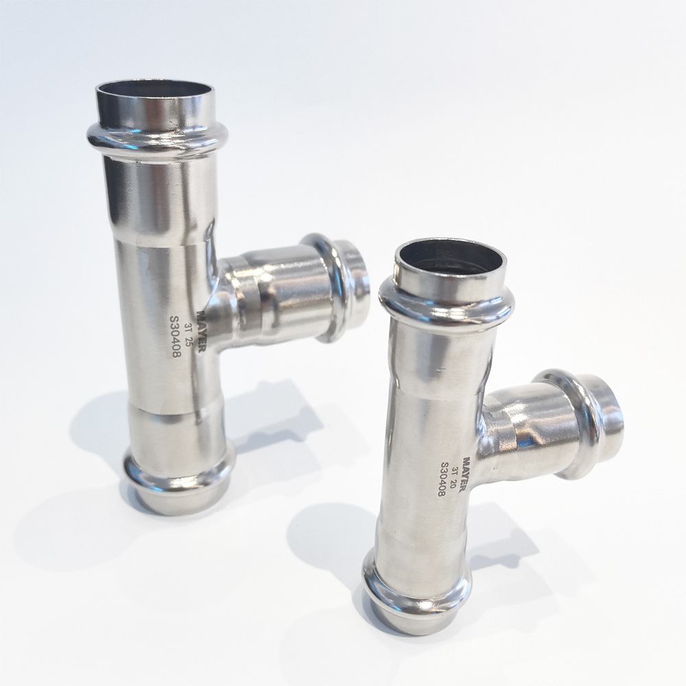 Equal Tee V Profile Stainless Steel Tee