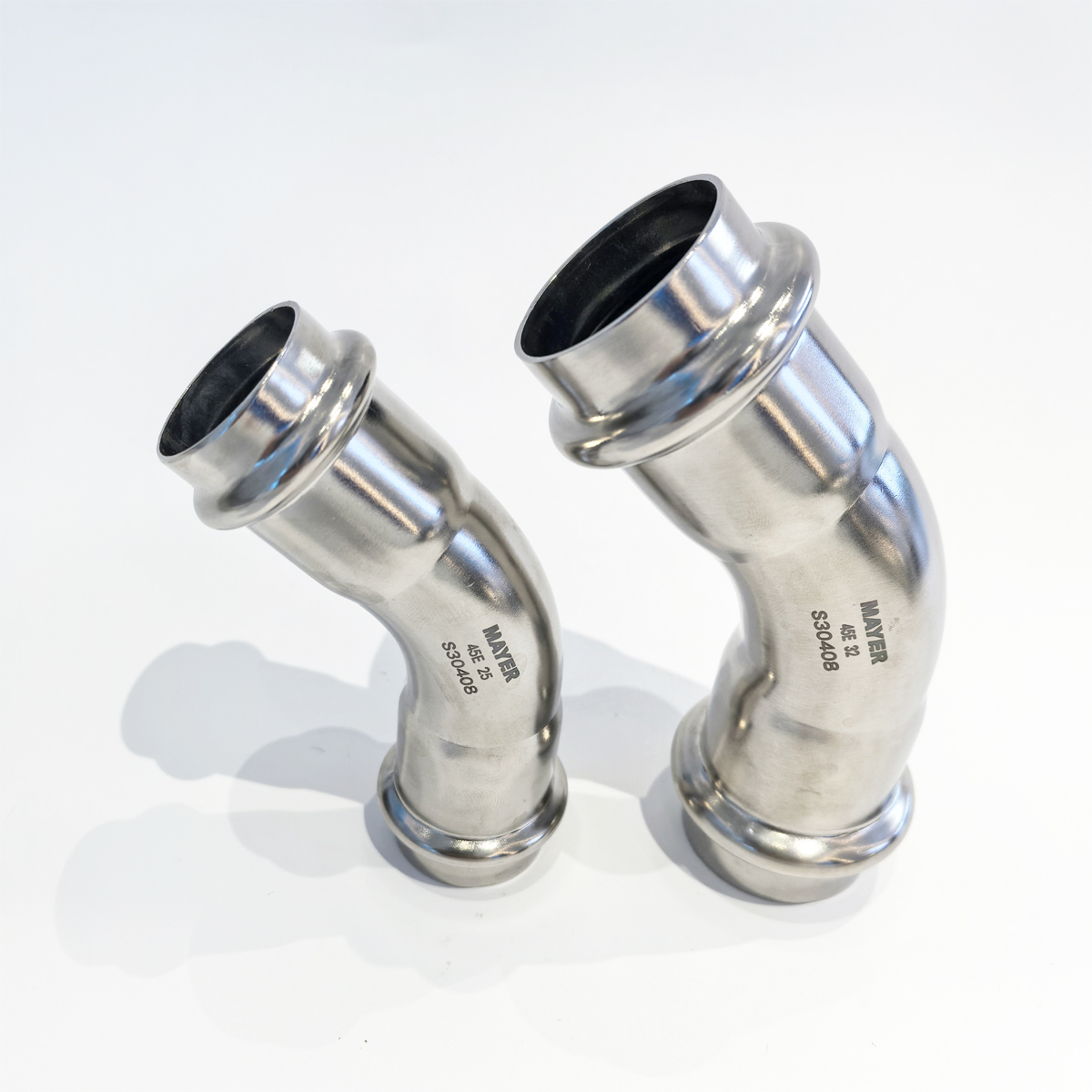 Stainless Steel 45 Degree Elbow V Profile 304/316L