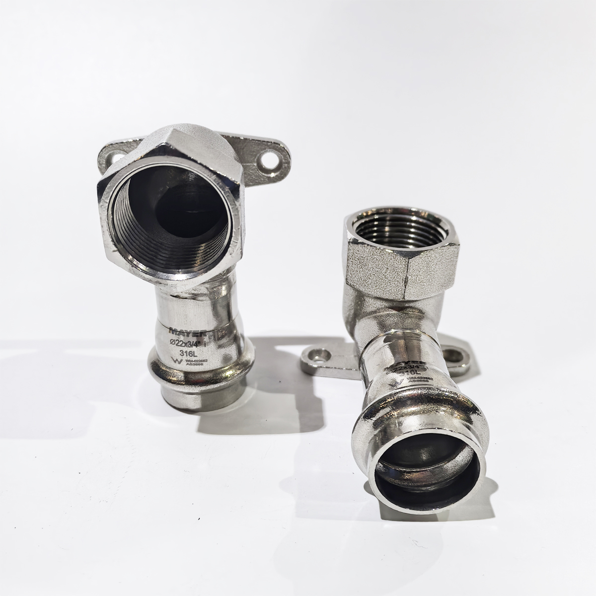 Industrial 90° Female Thread Elbow Adaptor - 304/316L SS Supplier