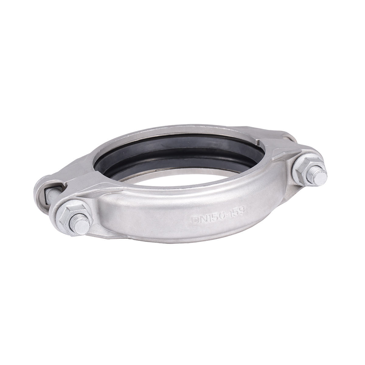 Corrosion-Resistant 304/316L SS Single Pipe Clamp - Double Pins Design for Secure Pipe Installation