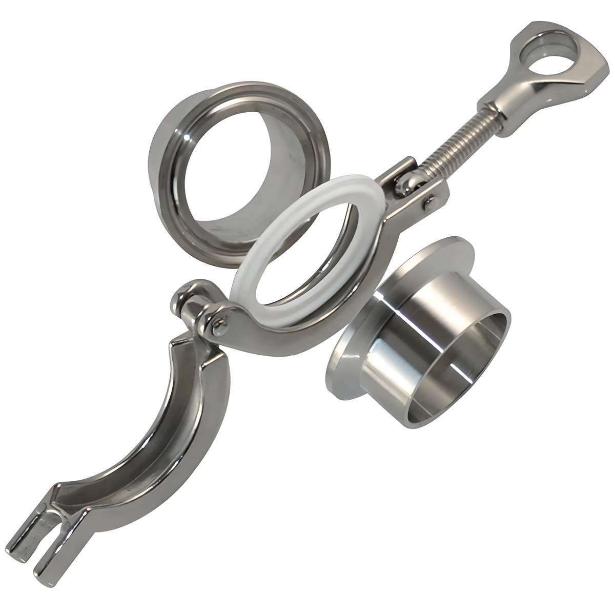 Multi-Size Stainless Steel Tri Clamp - Easy Install Sanitary Connector