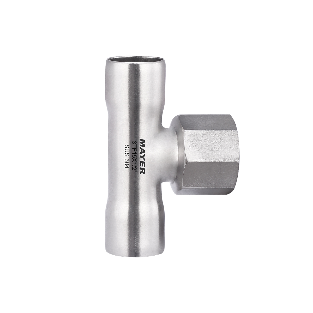 Female Tee Buttweld Stainless Steel 304/316L SS Male Female Connector