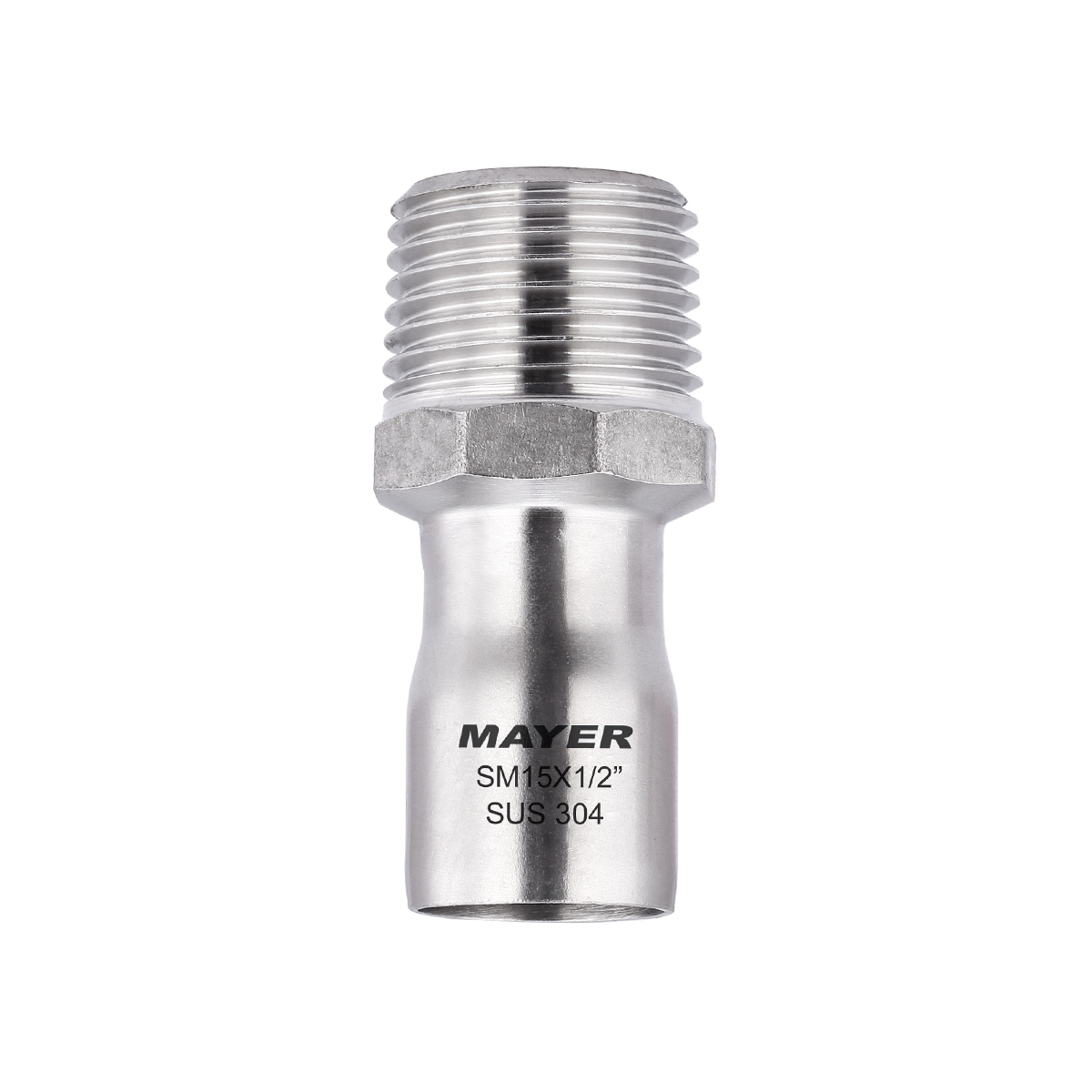 Adaptor with Male Thread Buttweld Stainless Steel 304/316L SS Water Pipe Fittings