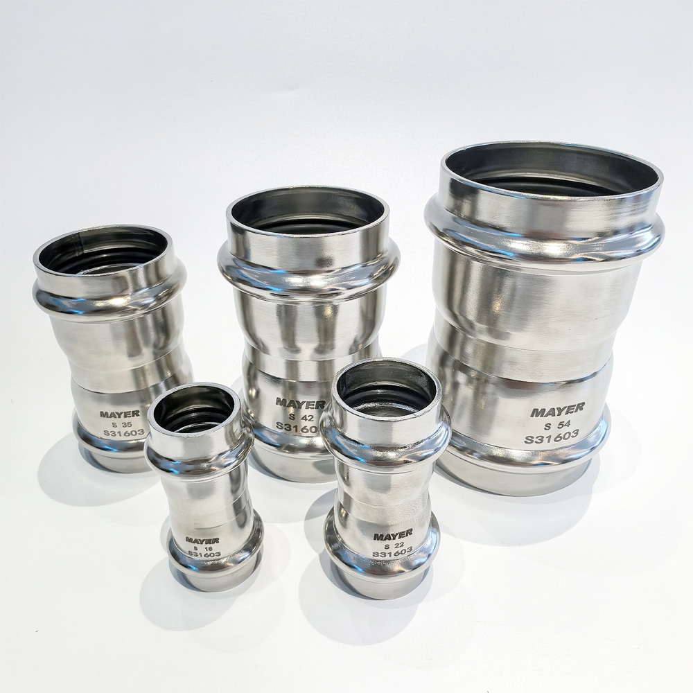 High Temperature SS304 316 Coupling Stainless Steel Pipe Fitting Factory in China for Food Industry