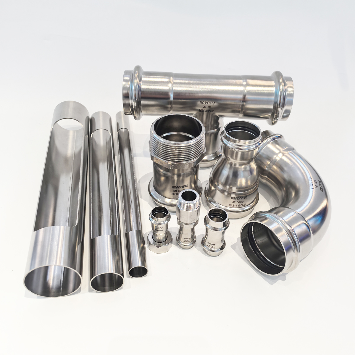 Pipe Fittings SS Stainless Steel 304 316l Stainless Steel Plumbing Accessories Manufacturer in China