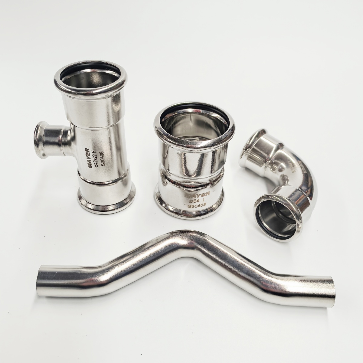 Wholesale Stainless Steel Pipe Fitting RWAS Watermark Quality Sanitary SS Fitting Manufacturer