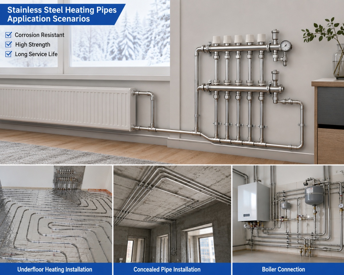 Why Choose 304/316L Stainless Steel Pipes and Fittings for Heating Systems?