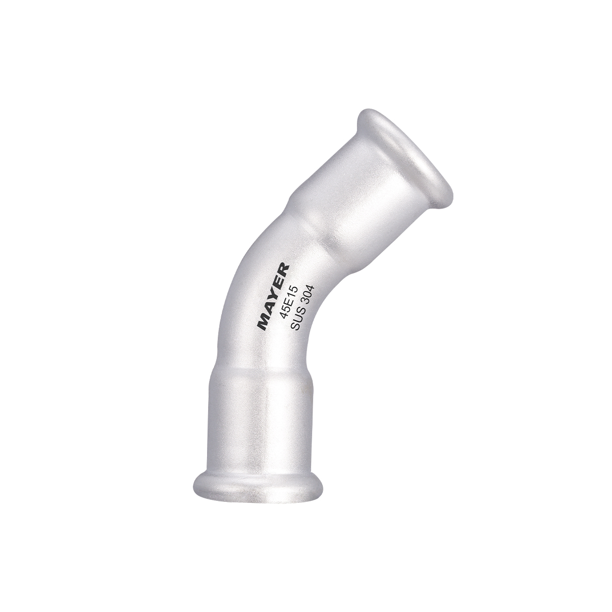 304 Stainless Steel 45 Degree Press Elbow for Water Supply Systems