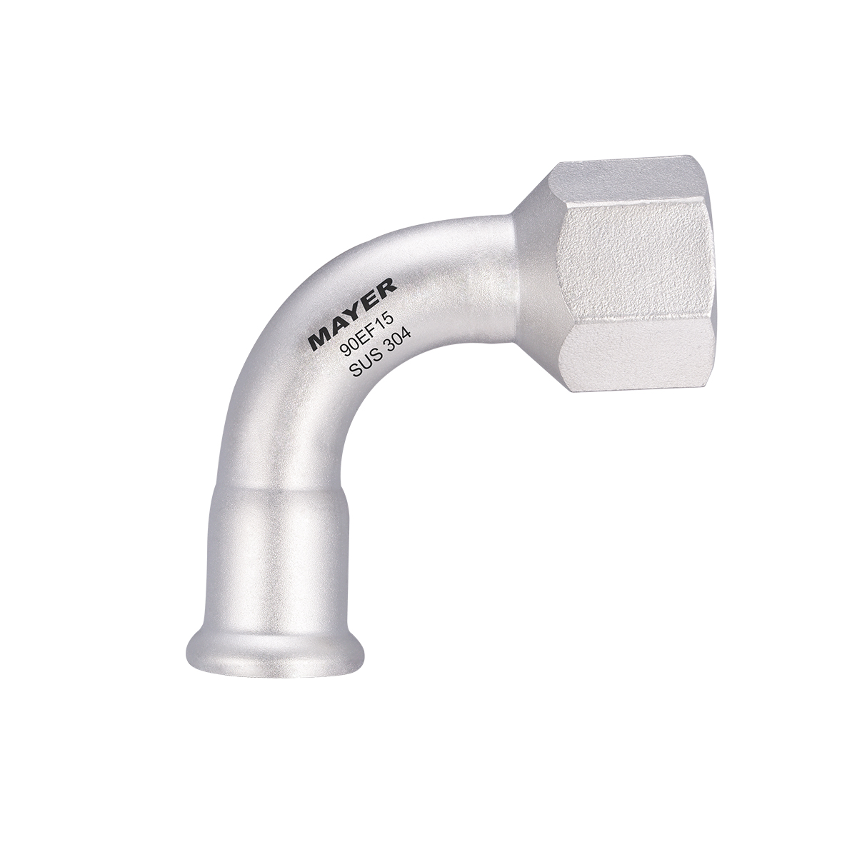 304 Stainless Steel Female Thread 90° Elbow Single Press Fitting