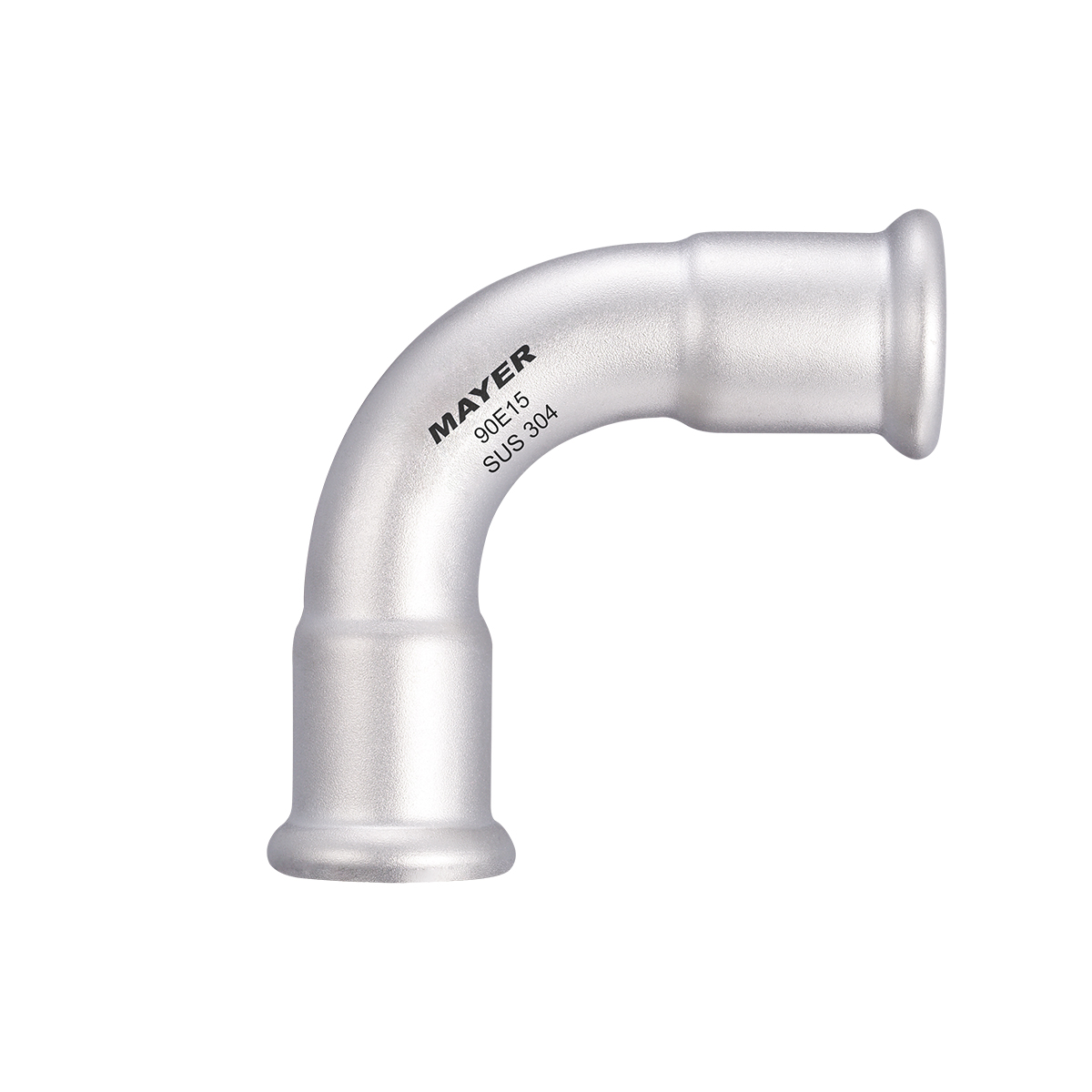 Stainless Steel Press Fittings 90 Degree Elbow 304 Anti-Corrosion Pressure Resistance