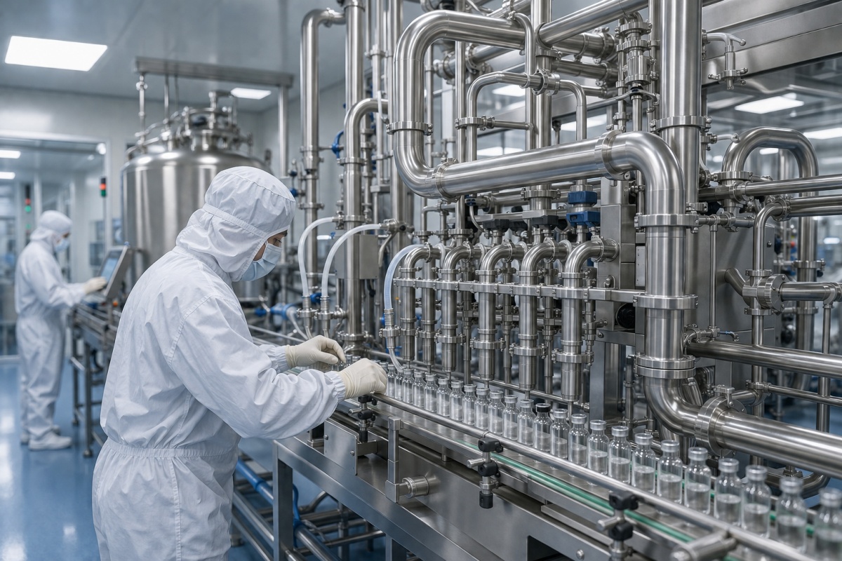304/316L Stainless Steel Pipes and Fittings for Pharmaceutical Industry