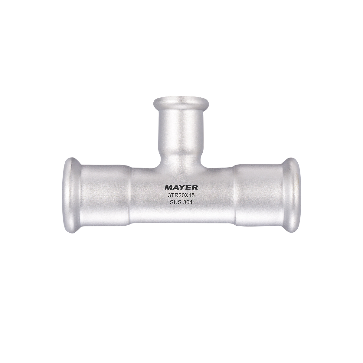 304 Stainless Steel Crimp Pipe Fittings Tee M Press Fittings | WRAS WaterMark Certificate