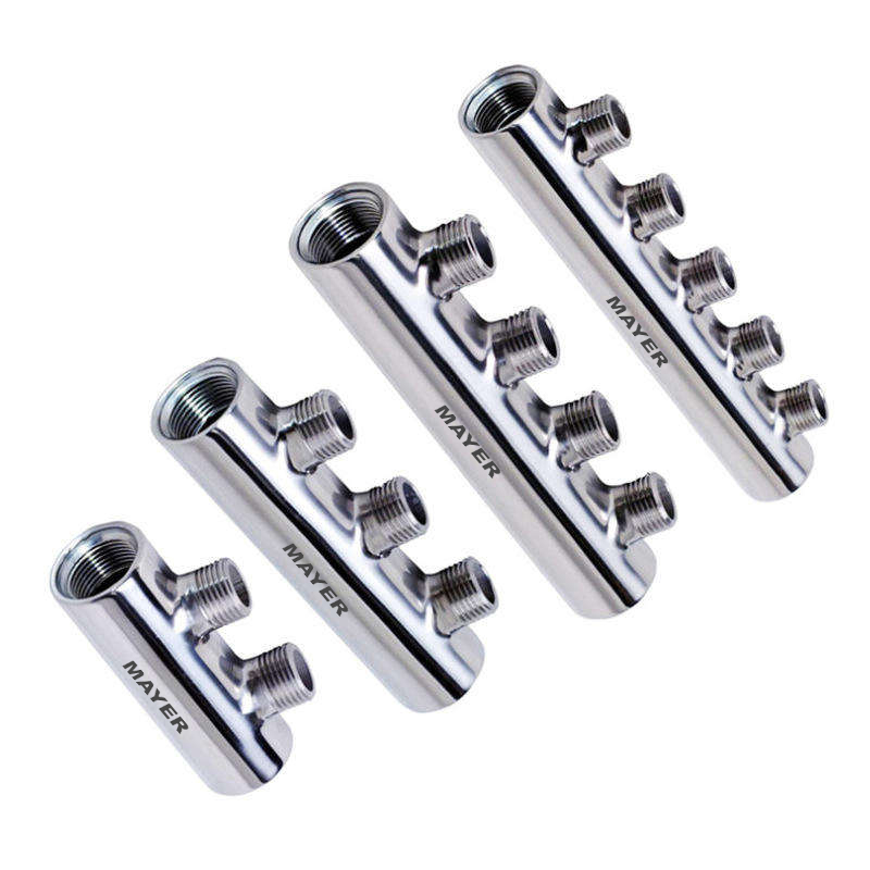 304/316L Stainless Steel Water Manifold for Plumbing & HVAC Systems